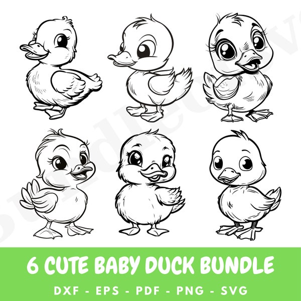 Baby Duck Svg Bundle, Cute Duck Svg Bundle, Cute Baby Duck, Cute Duck Svg, Animal Svg file, Duck Face SVG, Duck Cut file, Instant Dowload,