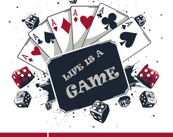 Gambling Svg, Casino Svg, Poker Svg, Playing Cards Svg, Gambling Gifts, Poker Cards, Money Spell, Cut Files for Cricut, Digital Download