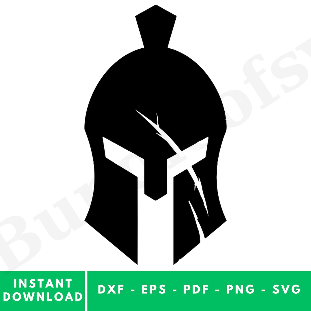 Warrior Helmet Svg, Spartan Helmet Svg, Spartan Warrior Helmet
