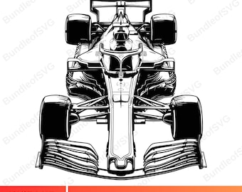 Show Your Love for Racing with Formula Car SVG - Instant Download - Race Car Svg - Racing Svg - F1 Svg - Car Decor - Svg Files for Cricut