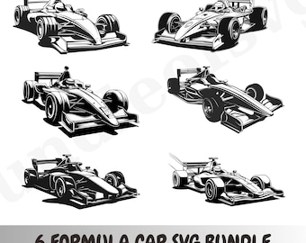 Formula 1 Car SVG Bundle - Etsy