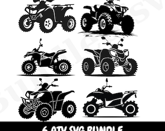 Atv quad bike Svg Bundle, 4 Wheeler Svg Bundle, Quad Silhouette, ATV Clipart, ATV Clipart Four Wheeler, Quad Bike Svg, Silhouette