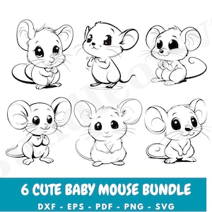 Baby Mouse Svg Bundle, Cute Mouse Svg Bundle, Cute Baby Mickey, Cute Mouse Svg, Animal Svg file, Mickey Face SVG, Mouse Cut file
