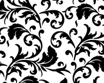 Western Punzierte Leder Nahtlose Muster Blumen Clipart SVG Datei Download