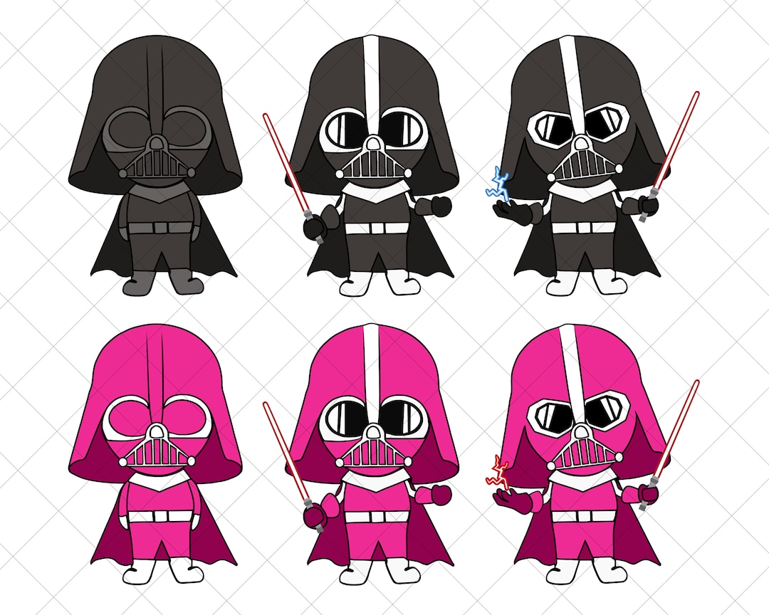 Mini Darth Vader Svg, Baby Darth Vader Svg, Starwars Svg - Etsy