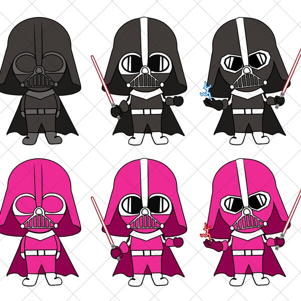 Mini Darth Vader Svg, Baby Darth Vader Svg, Starwars svg