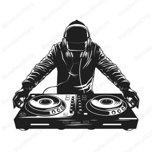 Ultimate DJ SVG Bundle - Music Lover Clipart Pack - Headphones Svg ...