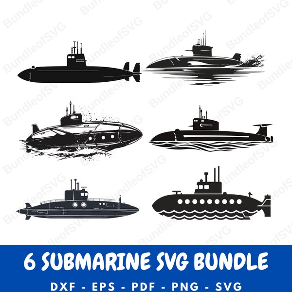 Submarine Svg - Etsy