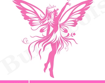 Fairy Svg - Fairy Clipart - Fairy Cricut - Fairy Silhouette Svg - Magic Svg - Princess Svg - Fairy SVG Cut Files for Cricut - Digital  #2