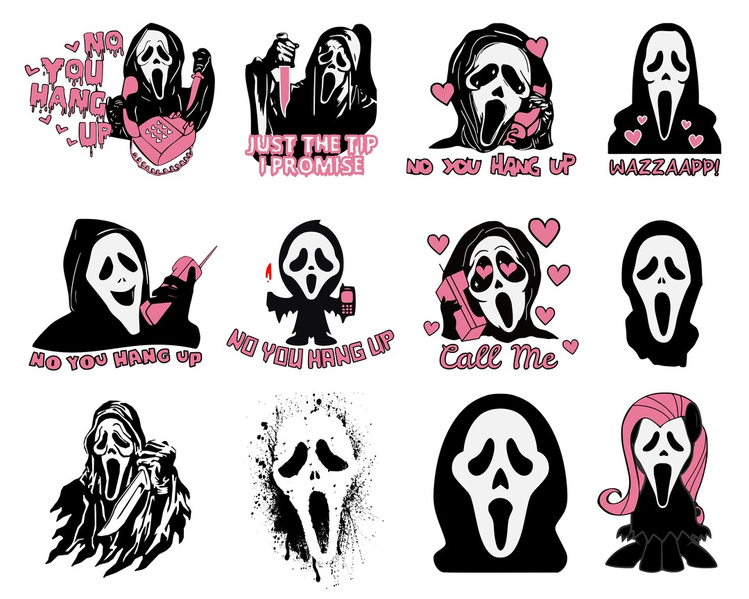 Scream Svg, Scream You Hang up SVG, Ghost Face Svg, Scream Ghost Face ...