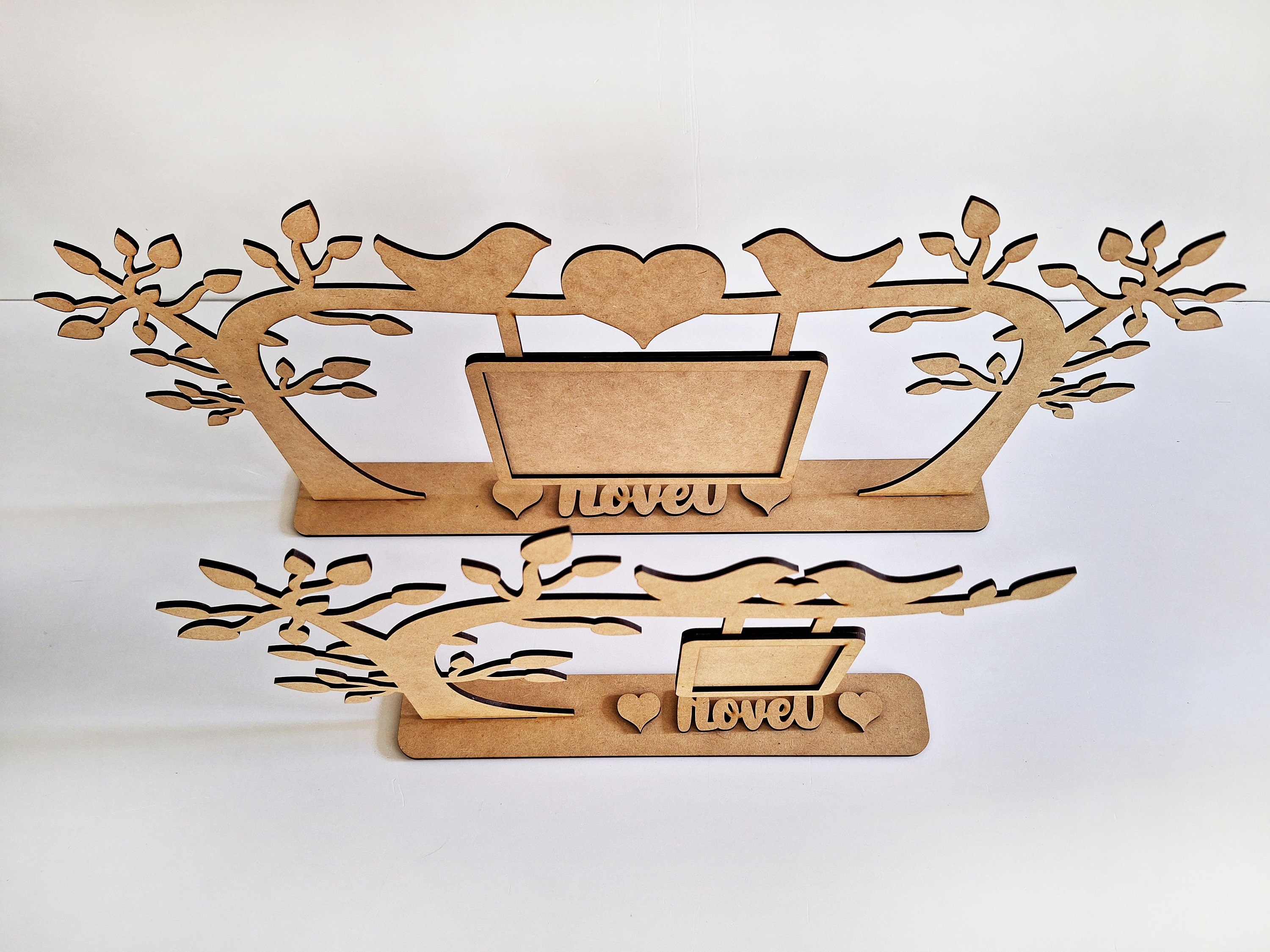 Creative 2 in 1 Photo Frame - Vector File for Laser Cutting (cdr, Dxf ...