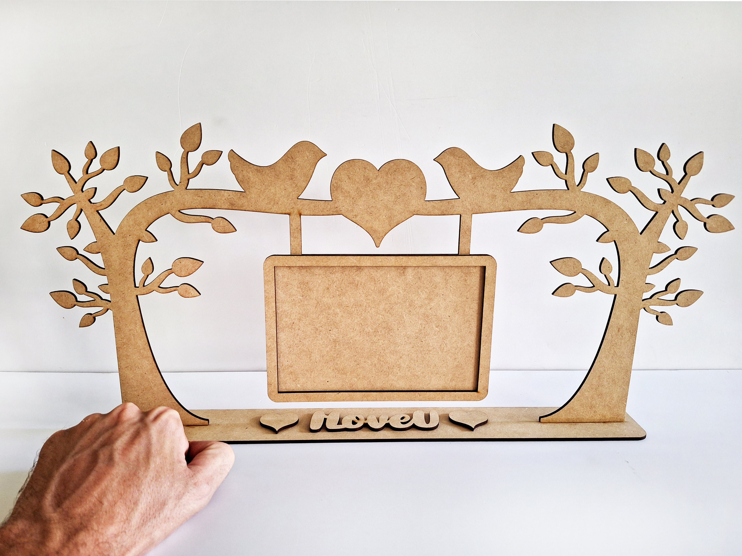 Creative 2 in 1 Photo Frame - Vector File for Laser Cutting (cdr, Dxf ...