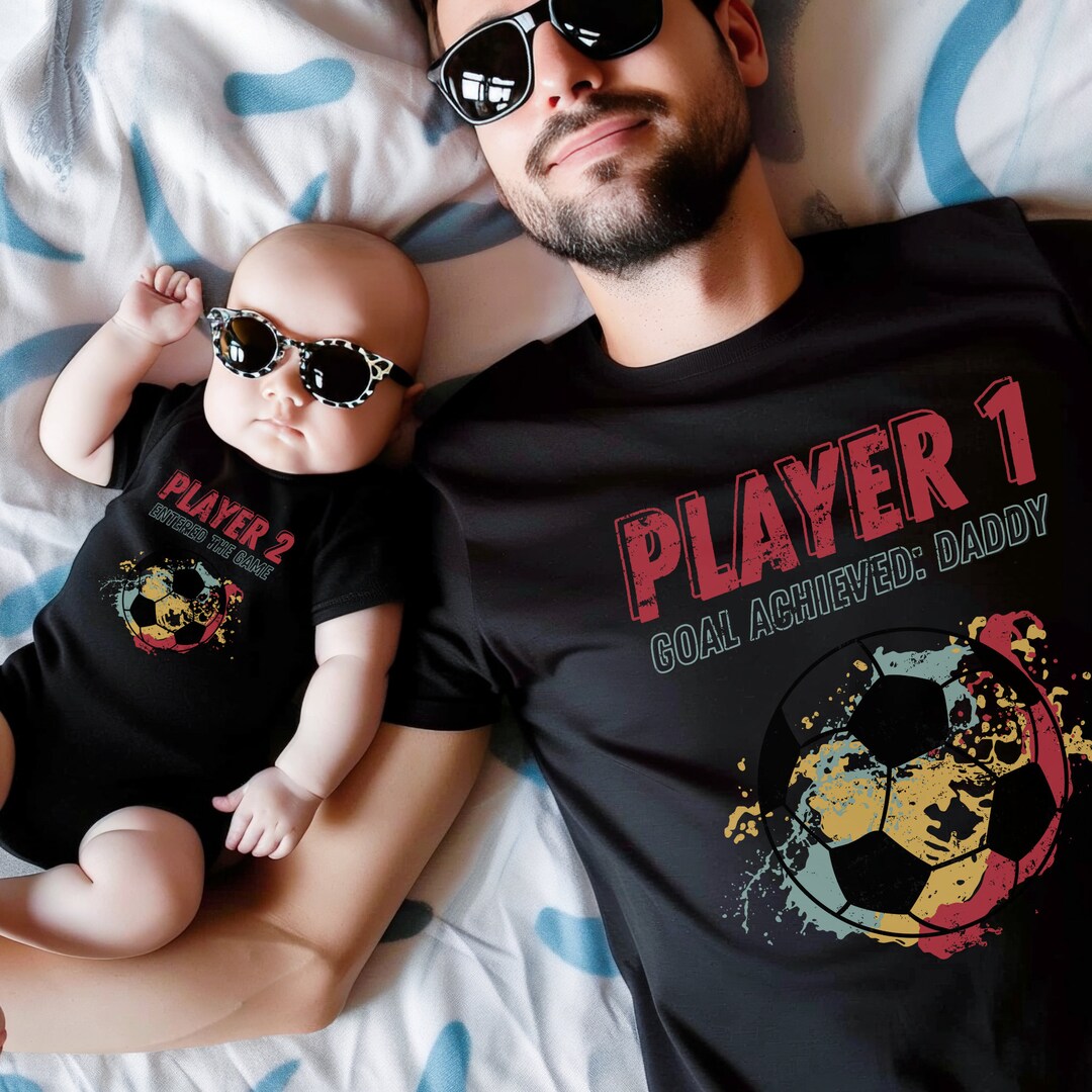 Matching Daddy Baby Shirts, Matching Soccer Shirts, Daddy Daughter Tees — free download