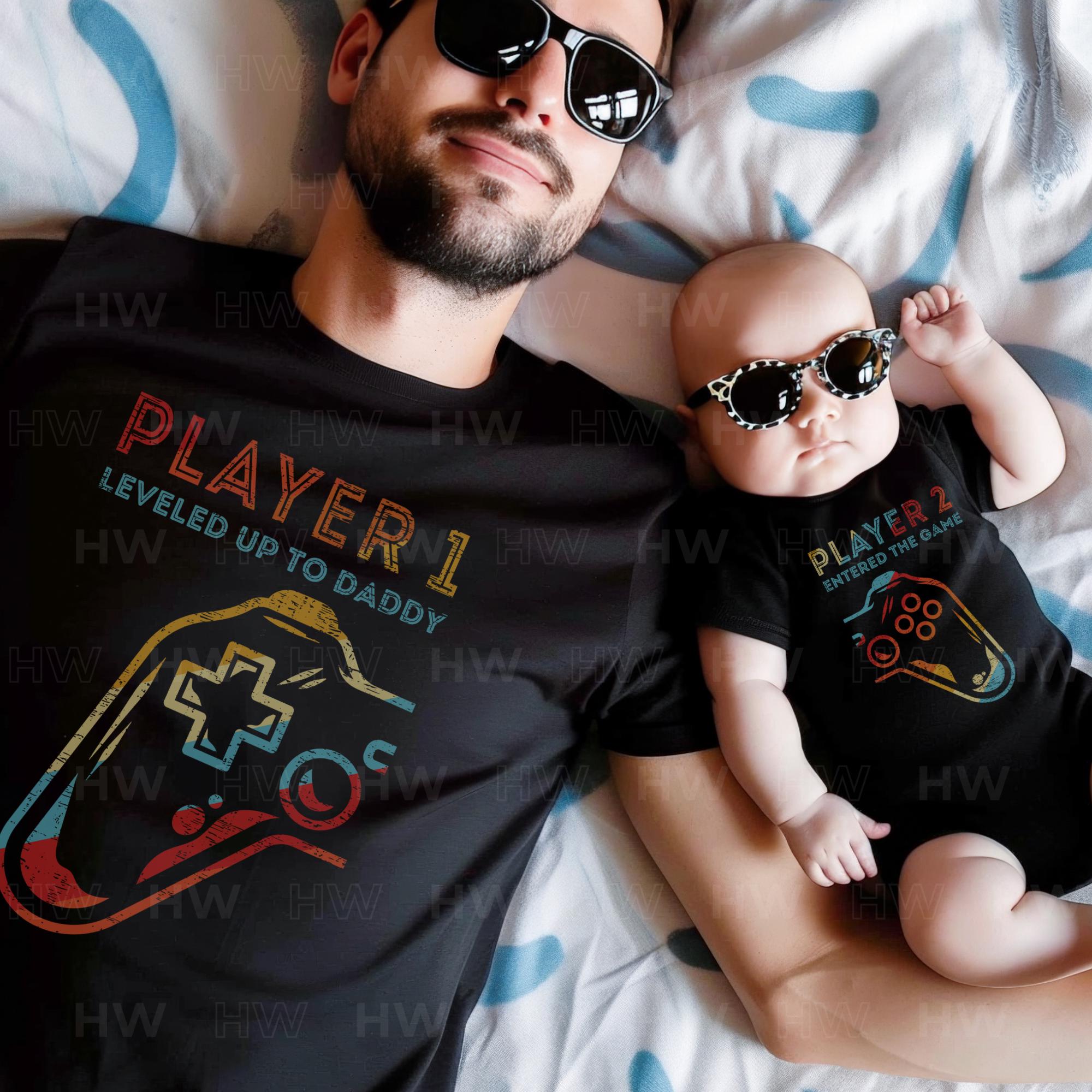 T Shirt Dad And Baby Matching Tracksuits Father And Son Matching Suit