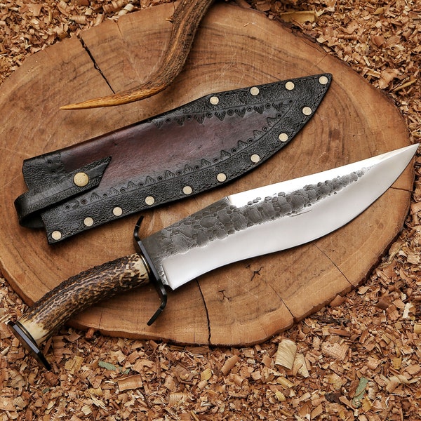 Handcrafted Survival Bowie Knife - 11