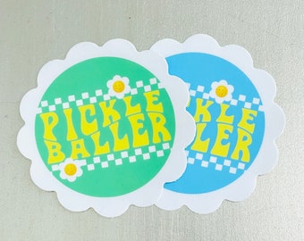 Pickleballer Sticker: Waterproof Vinyl Art