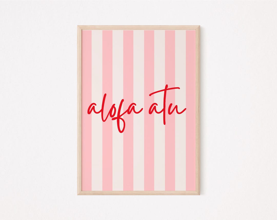 Alofa Atu Print | Samoan Wall Art | Pasifika Home Decor | Love Quote ...