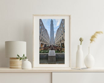 Rockefeller Center, new york, skyscraper, architecture, buildings, the big apple, the empire state, landmarks, nyc, instant download