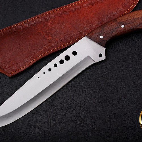 CUSTOM HUNTING KNIFE Handmade Damascus Steel Personalized Wedding 13th Anniversary Groomsmen Gifts for Him Gift shops for Men, Fathers day Gifts