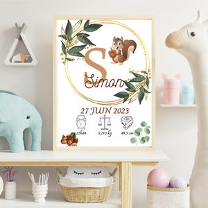 AFFICHE NAISSANCE