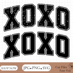 XOXO SVG, San Valentino SVG, Amante in formato SVG, essere mio in formato SVG, San Valentino retrò in formato SVG, San Valentino varsity in formato SVG, abbracci e baci in formato SVG, lettere varsity in formato SVG