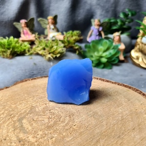 Blue Ray Elohim Andara Crystal, Opaque, Peace, Protection, Clarity, Divine Order, Single Piece, ca.50g, Mount Shasta