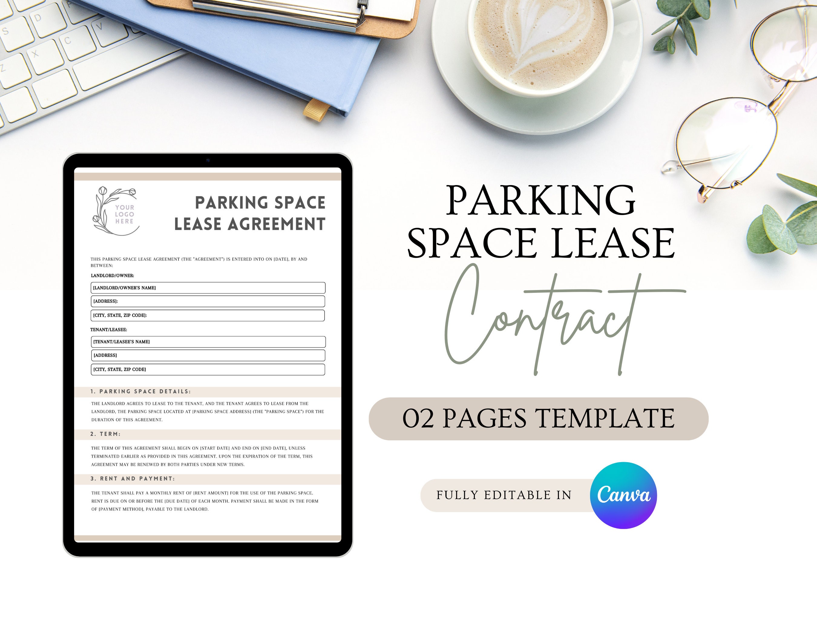 Parking Space Lease Agreement Template, Parking Spot Rental Agreement Parking Space Lease Agreement Template, Parking Spot Rental Agreement
