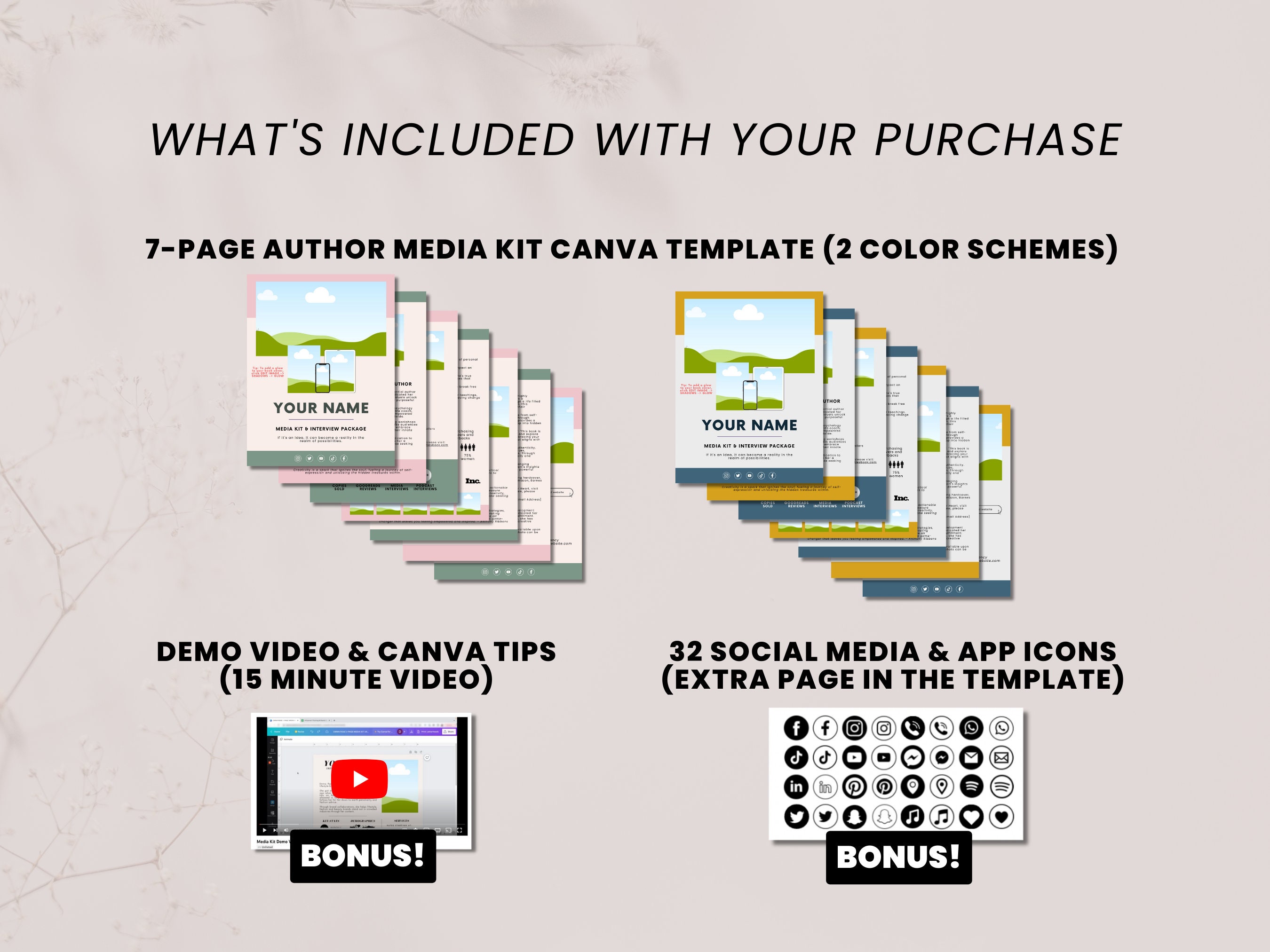7-page-author-media-kit-canva-template-author-press-kit-book-etsy