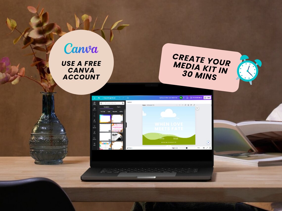 10 Page Film Press Kit Canva Template Film Media Kit Movie Press Kit