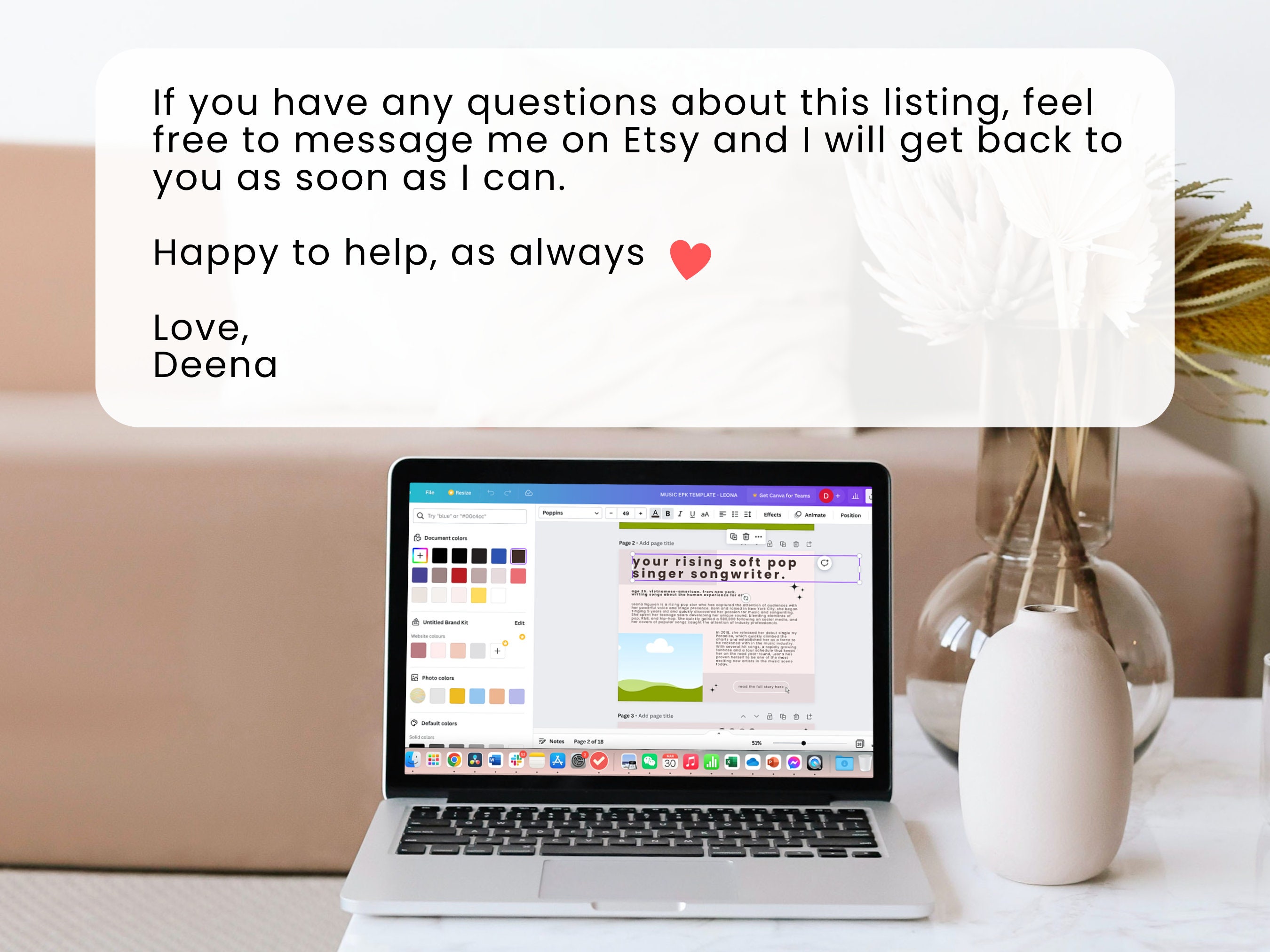 8 Page Music Electronic Press Kit, EPK for Musicians, Artist Media Kit ...