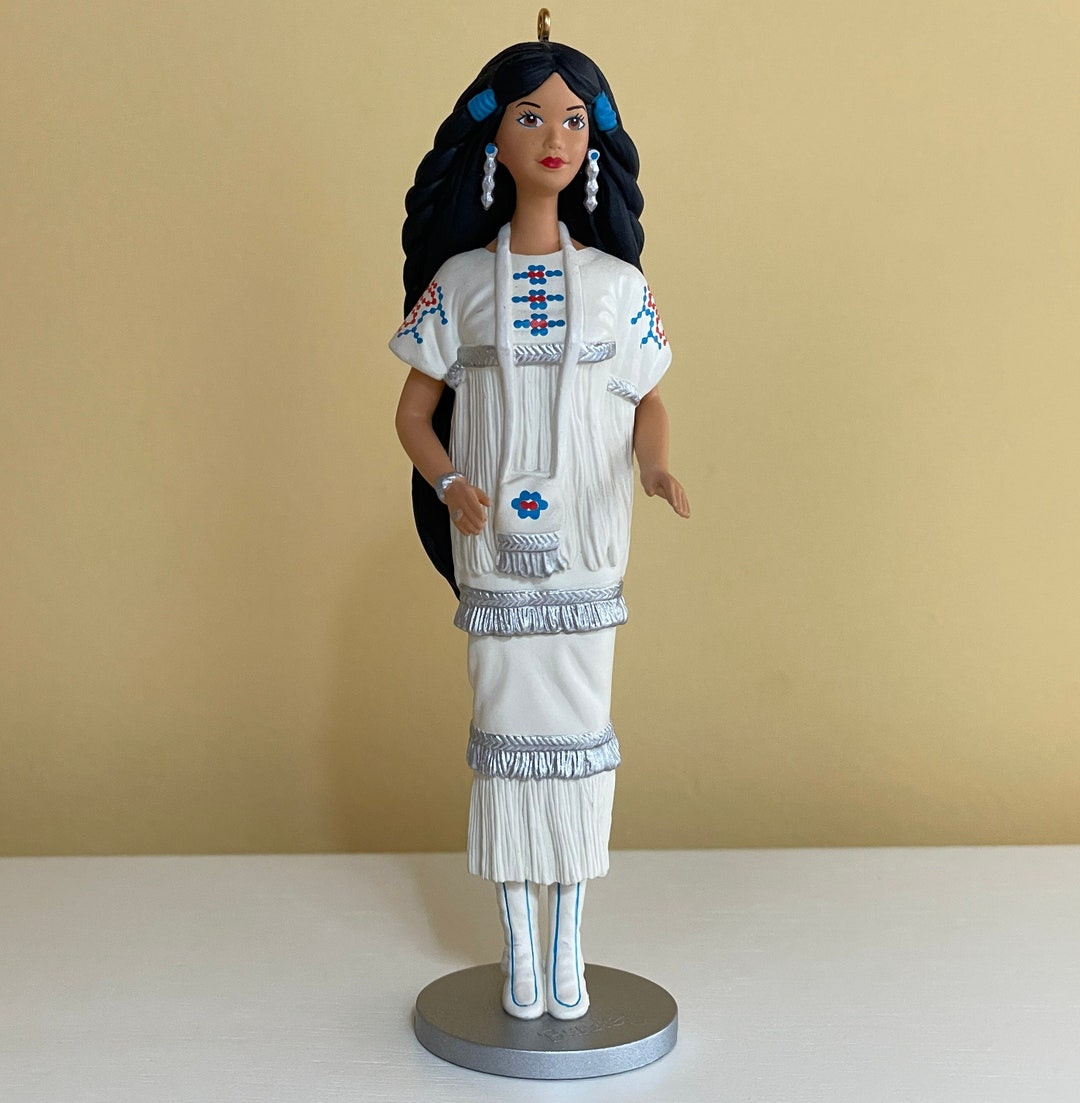 1996 Native American Barbie Hallmark Keepsake Ornament 1st in Etsy
