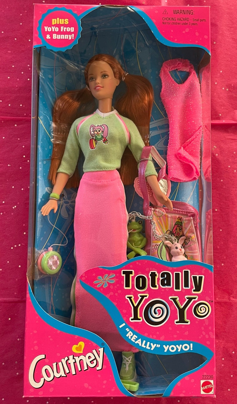 1998 Totally Yoyo Courtney Barbie's Friend Includes - Etsy