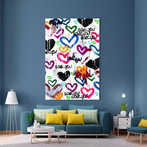 Rough And Tough Painting | Banksy Style Wall Art | Original Painting | 100% Hand Painted Pop Art