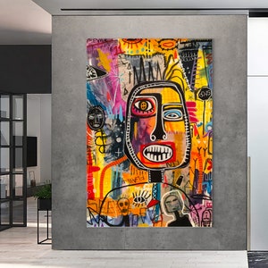 Gods Painting | Banksy Style Wall Art | Original Painting | 100% Hand Painted Pop Art