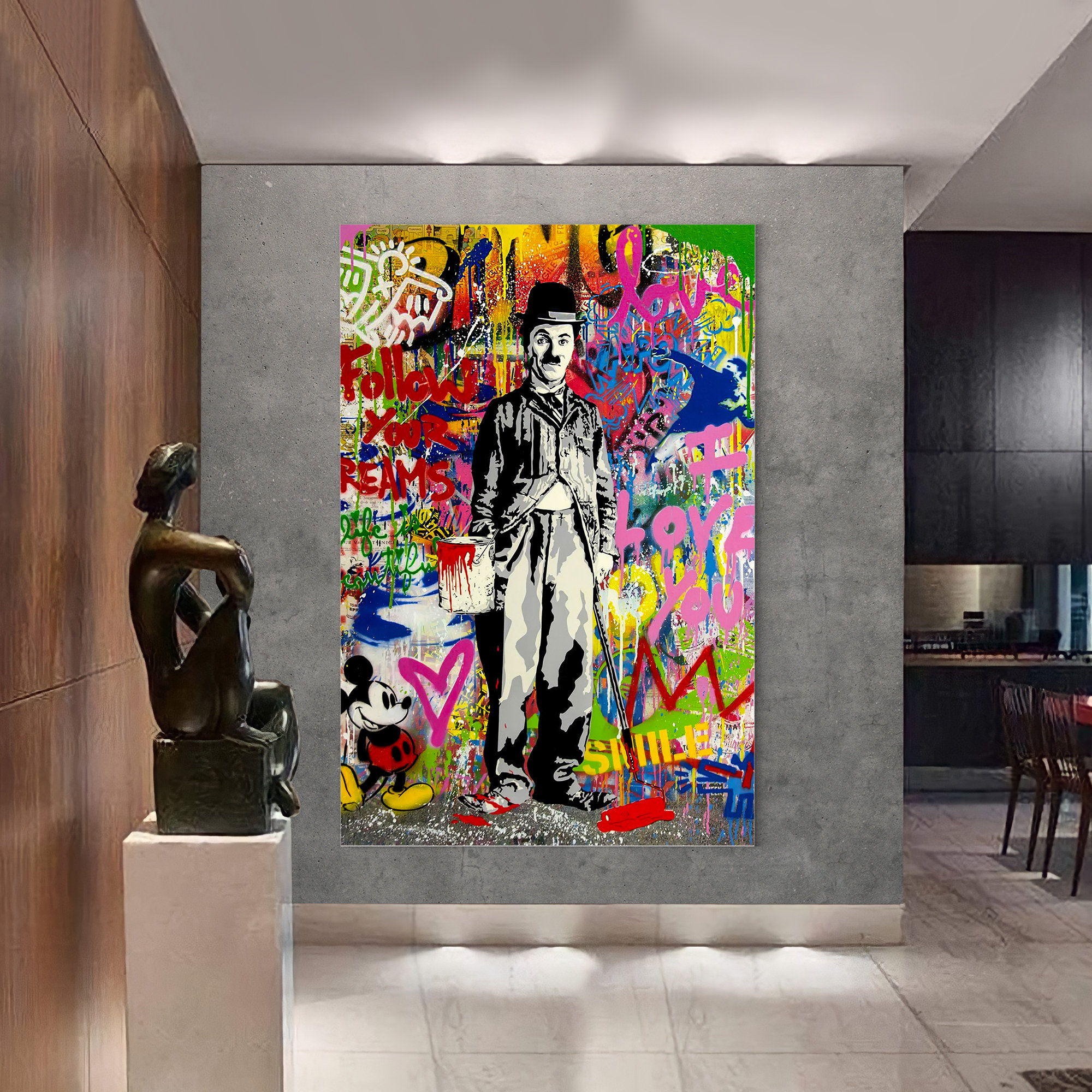Chaplin painting - Etsy 日本