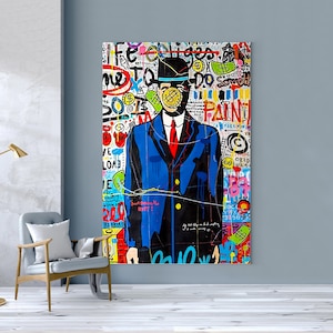 Orlov Oil Painting | Banksy Style Wall Art | Original Painting | 100% Hand Painted Pop Art