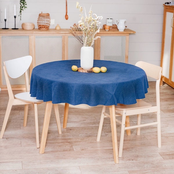 Round Tablecloth Etsy