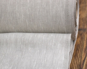 Europäischer Bio Leinenstoff Meterware: Naturleinen (150cm breit)