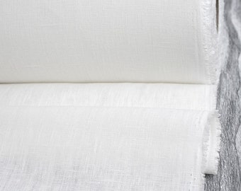 Linen fabric by the yard. Organic linen fabric for clothing, for curtains. European linen, natural fabric, Flax fabric by the yard.