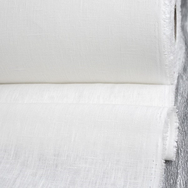 Linen fabric by the yard. Organic linen fabric for clothing, for curtains. European linen, natural fabric, Flax fabric by the yard.