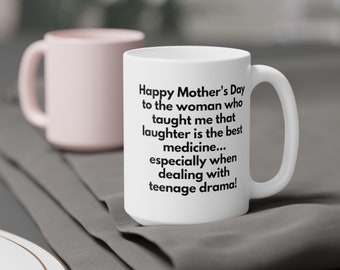 Happy Mothersday to the woman who taught me mug (11oz\15oz), funny mug, mug for mom, mug for her, gift for her, gift for mom, mothers day