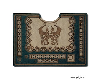 Arkham Horror LCG investigator dashboard playerboard simple design