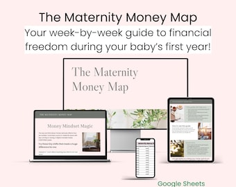 Maternity Money Map: Financial Guide & Tracker (Digital Download)