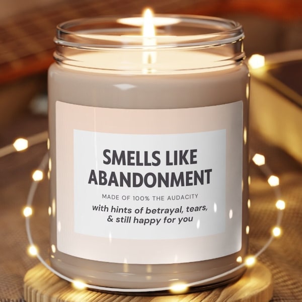 Moving Away Gift, Coworker Leaving Candle, Goodbye Gift for Coworker, Moving Away Gift for Friend, Funny Retirement Present, Custom Label