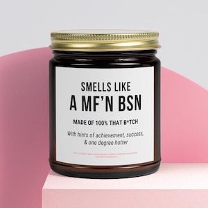 BSN Graduation Gift | RN Graduation Gift for Her | Funny Nurse Candle | New Nurse Present