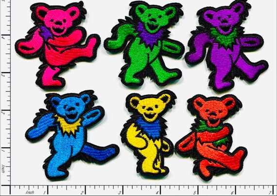 Dancing Bears Logo Grateful Dead Single Dancing Bear Patch