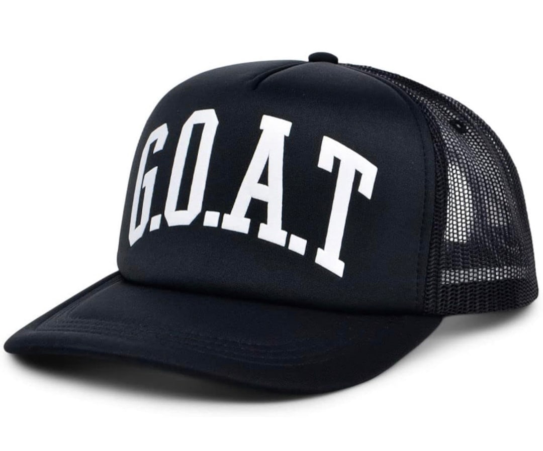 Goat Capslab GOAT Trucker Hat Greatest of All Time Cap Foam Mesh Cap Funny You PICK ...