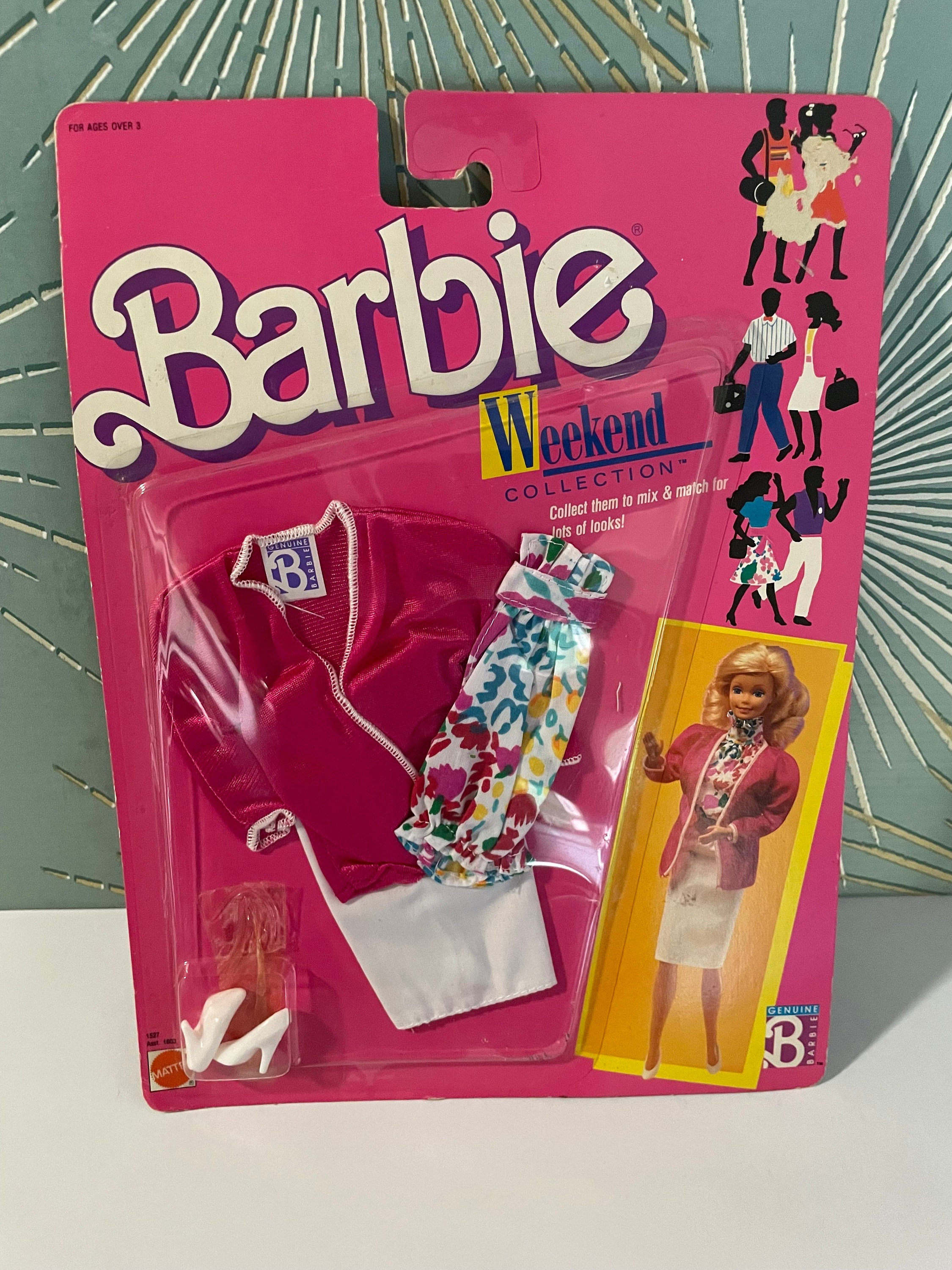 Vintage 1988 Barbie Weekend Collection #1527 Outfit Genuine Barbie