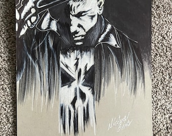 Punisher Art Print: Limited Edition Signed Giclee, Comic Book