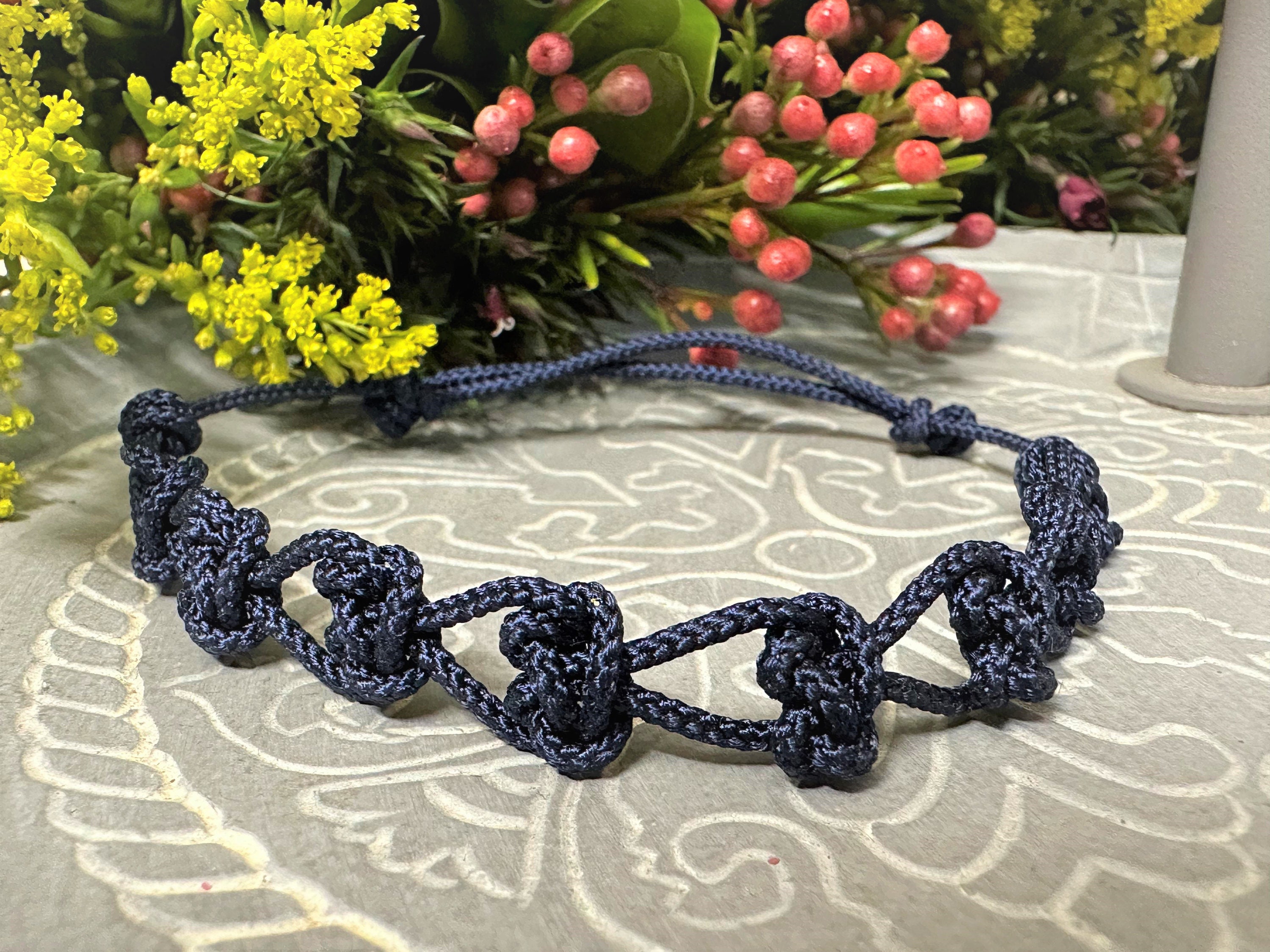 Knotted Vine Adjustable Bracelet Etsy